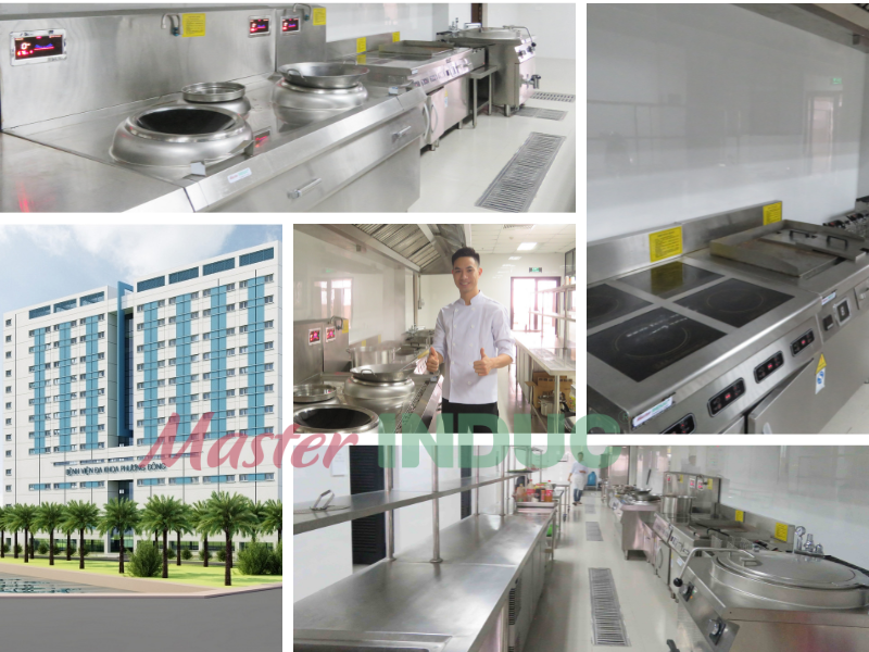 Dự án bếp từ công nghiệp tại bệnh viện Phương Đông